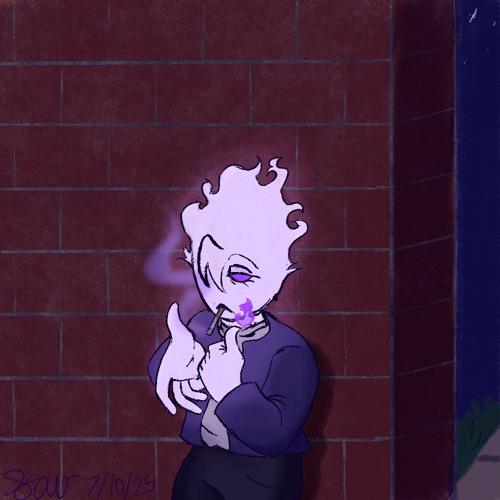Art Fight piece of someone's fire OC.